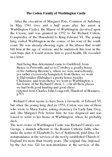 Cotton family Warblington Castle.pdf