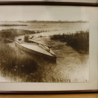 Duck hunting by punt gun