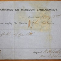 Request for supply from Chichester Harbour Embankment