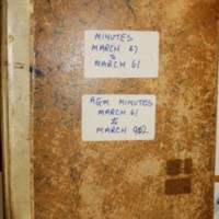 Minutes March 1947 to March 1961<br /><br />
AGM Minutes March 1961 to March 1962